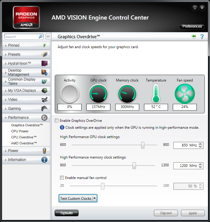 AMD Catalyst 11.10 Preview with newly designed GPU Overdrive