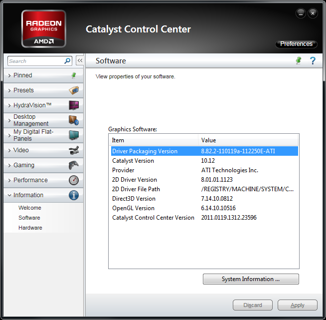 AMD Catalyst 11.1a Hotfix Update Jan26th